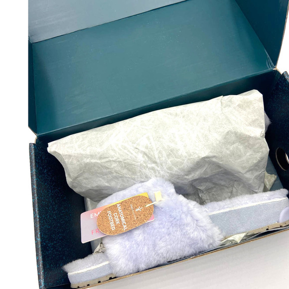 EMU X Free People Musica Sheepskin Slippers Sky Blue - Picture 10 of 11